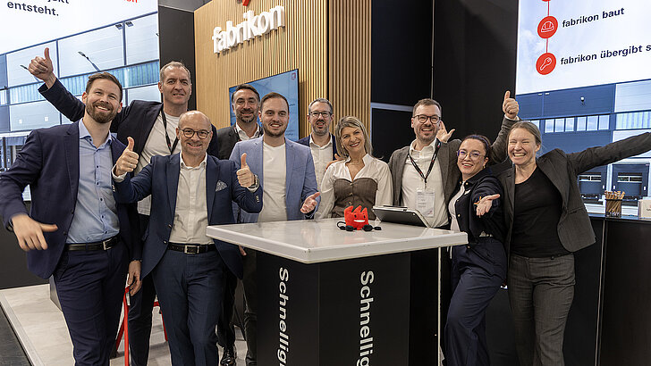 Team fabrikon the BUILDINX trade fair