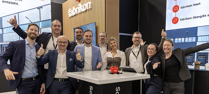 Team fabrikon the BUILDINX trade fair