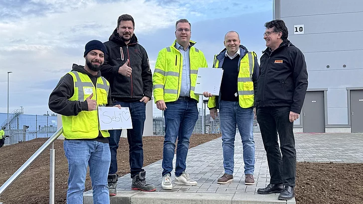 Logistics center for DHL Supply Chain completed in Florstadt © fabrikon