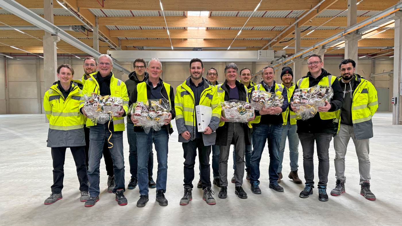 Commercial and industrial property for Rudolph Logistik Group / KNDS in Fuldatal-Ihringshausen completed © fabrikon