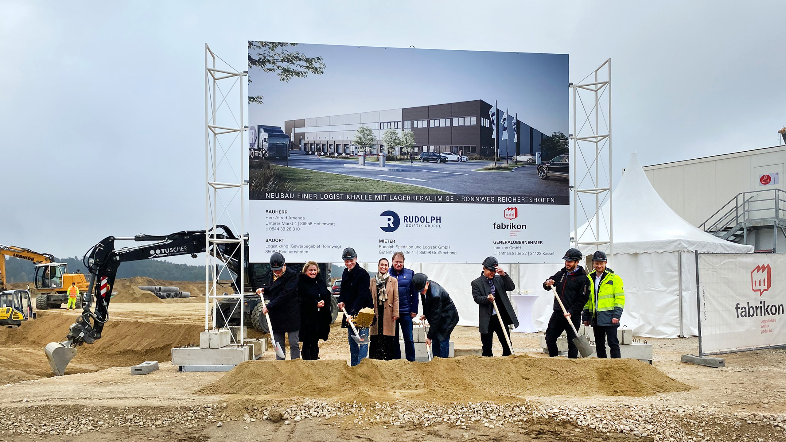 Spaß beim Spatenstich in Reichertshofen