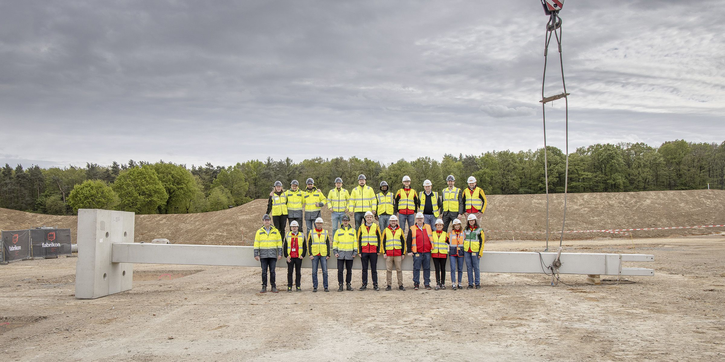 DHL Florstadt - Construction phase 4 | Starting signal for building construction in Florstadt © fabrikon