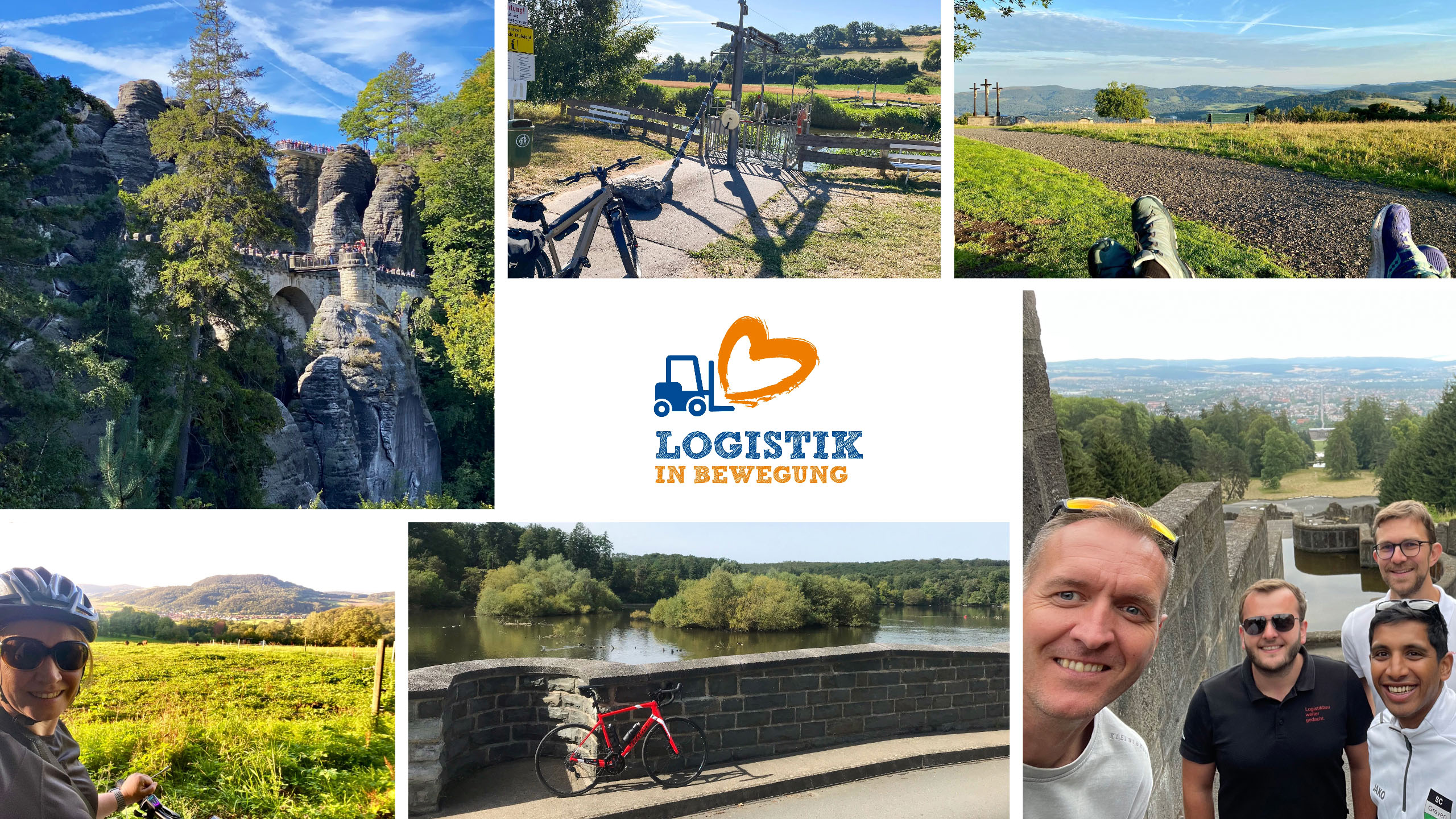 We get things moving for "Logistics in motion": Hike through the Bergpark to Herkules (Kassel-Wilhelmshöhe)