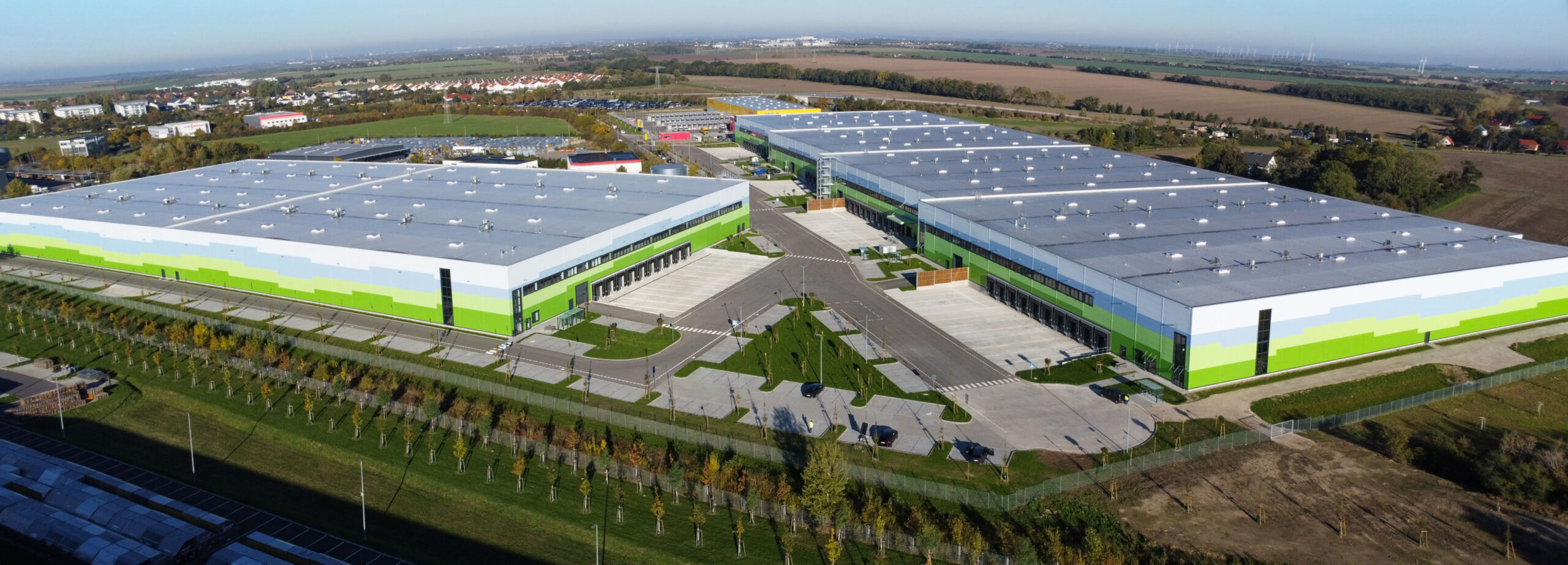 Commercial and industrial property completed for GARBE in Kabelsketal | © fabrikon