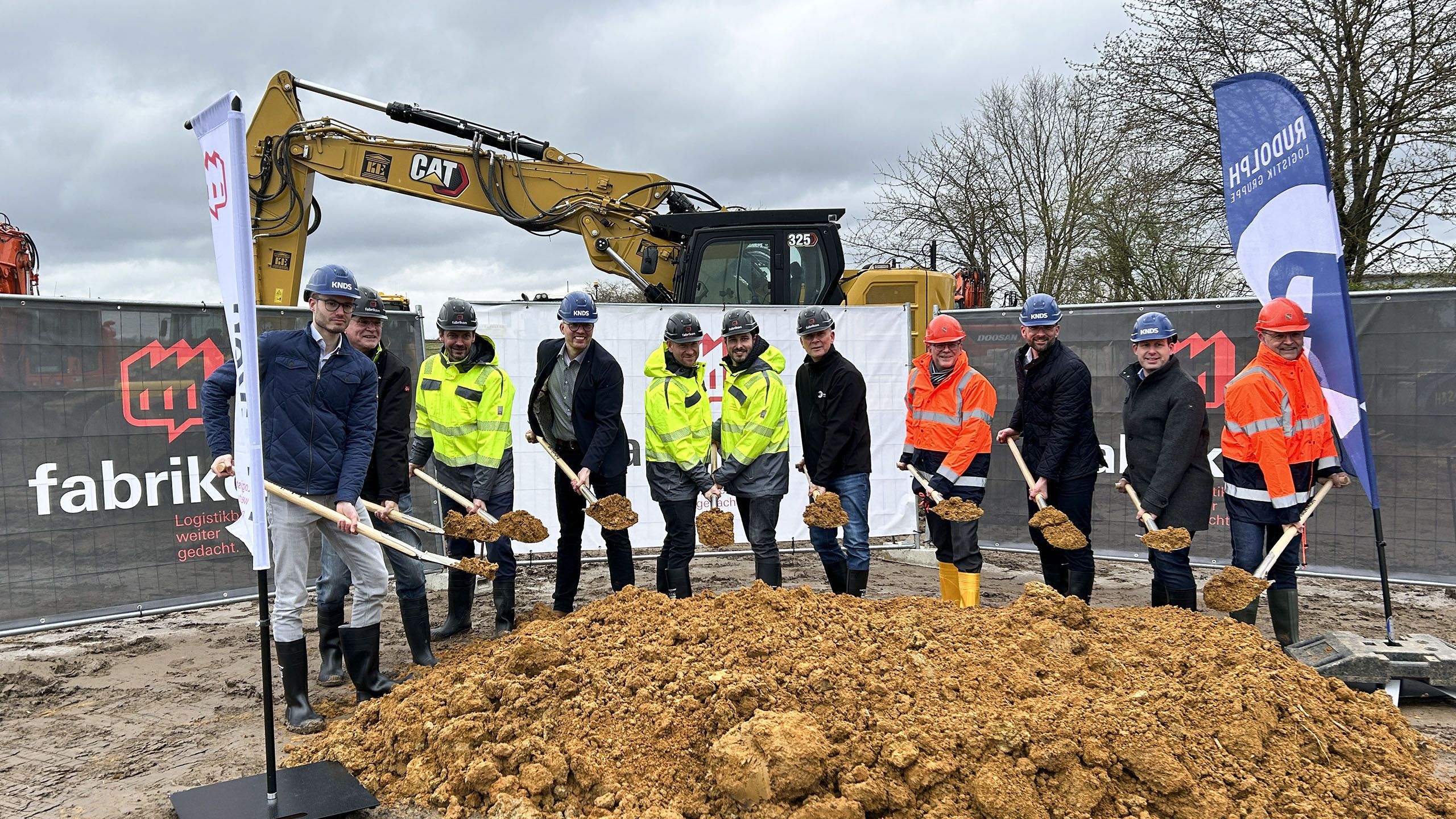 Rudolph Ihringshausen | Start of construction for logistics site for KNDS in Fuldatal | © fabrikon