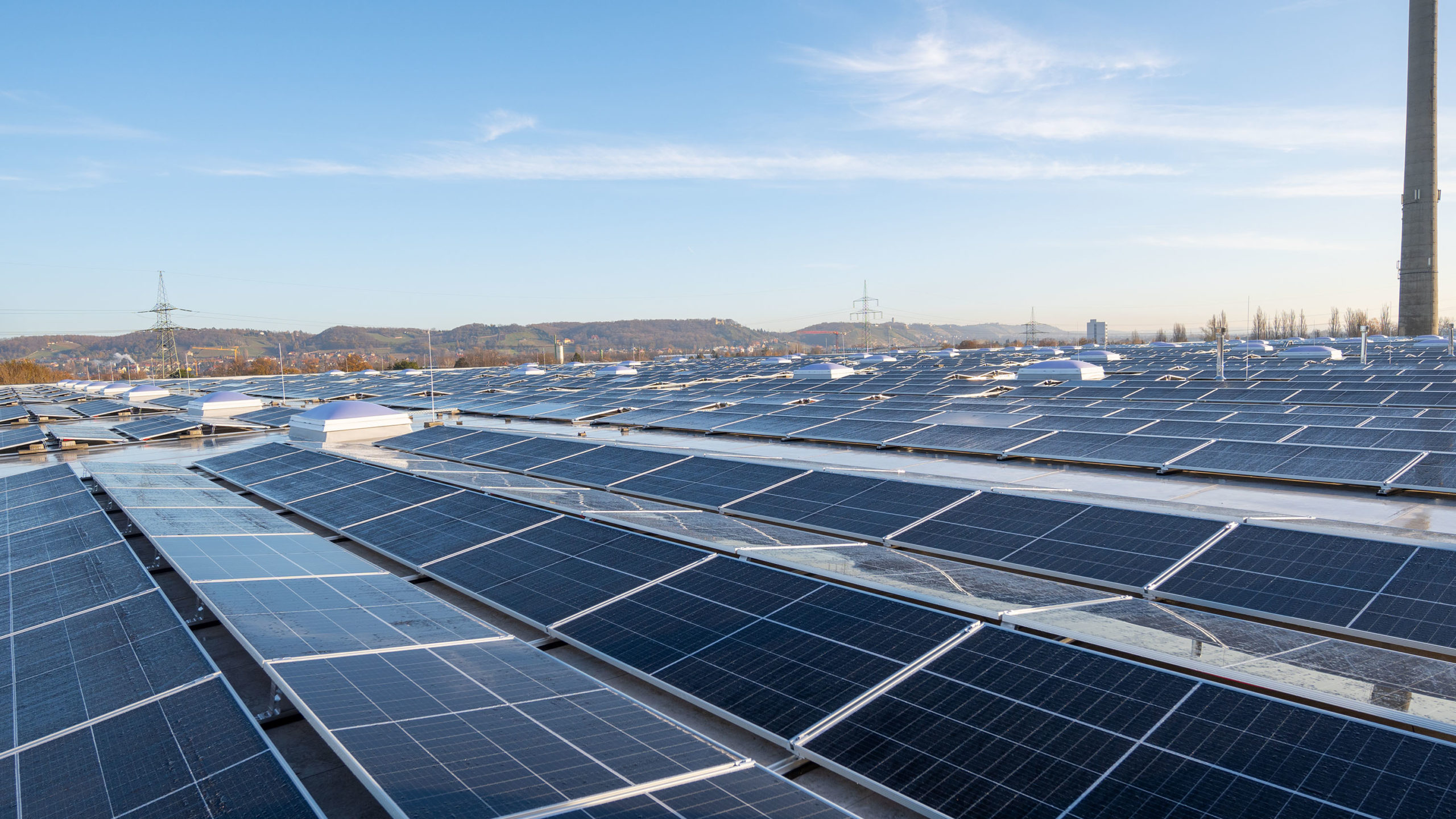 Photovoltaikanlage Logistikbau Dresden