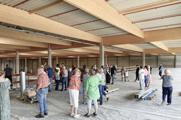 Tag der offenen Baustelle Logistikhalle Kirchlengern - Baustellenrundgang